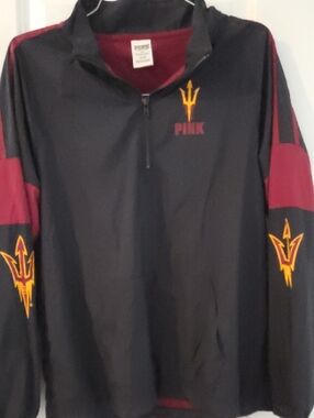 Victoria's Secret PINK brand Arizona State University Sun Devils Windbreaker.